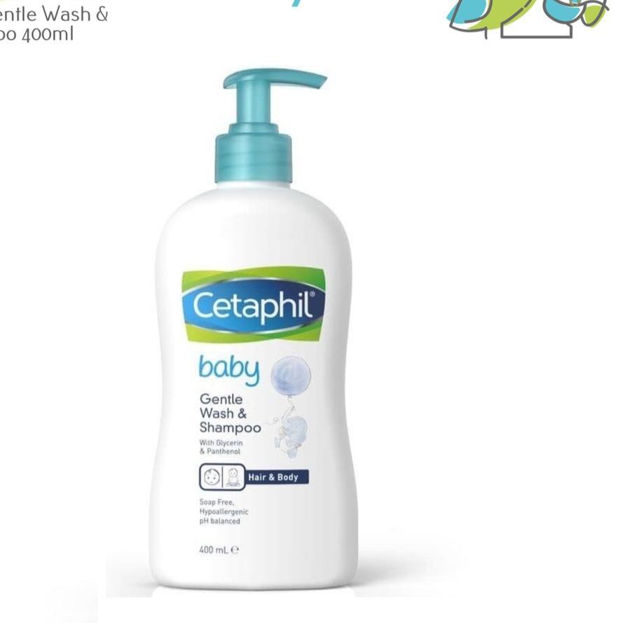 CETAPHIL (Hàng Mới Về) Bình Gội Đầu Cho Bé Dung Tích 400ml Tiện Dụng