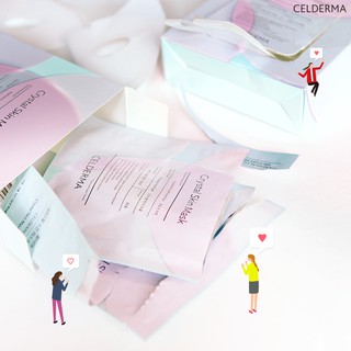 Mặt nạ CelDerma Crystal Skin Mask - màu hồng ( Giá cho 1 hộp , mỗi hộp 10 miếng mask)