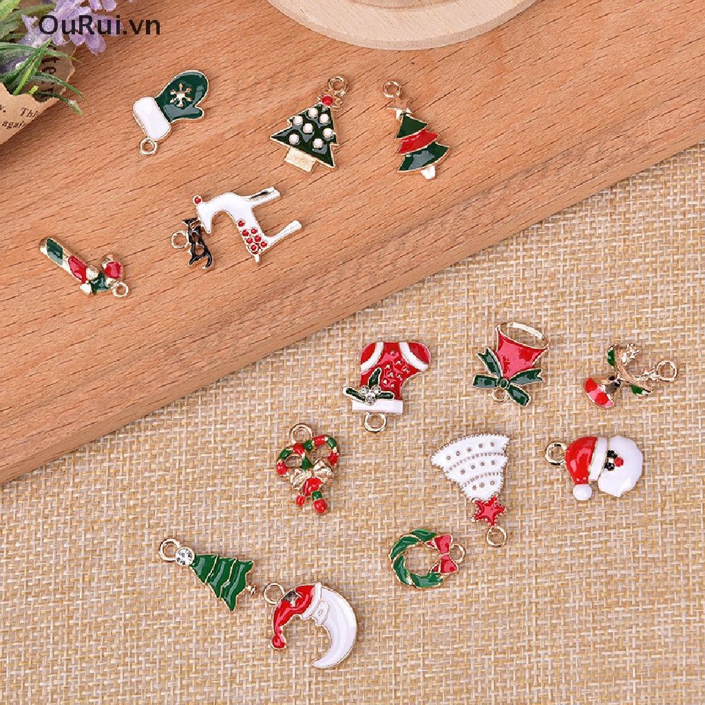 Bộ 30 tráng men hình giáng sinh ngộ nghĩnh