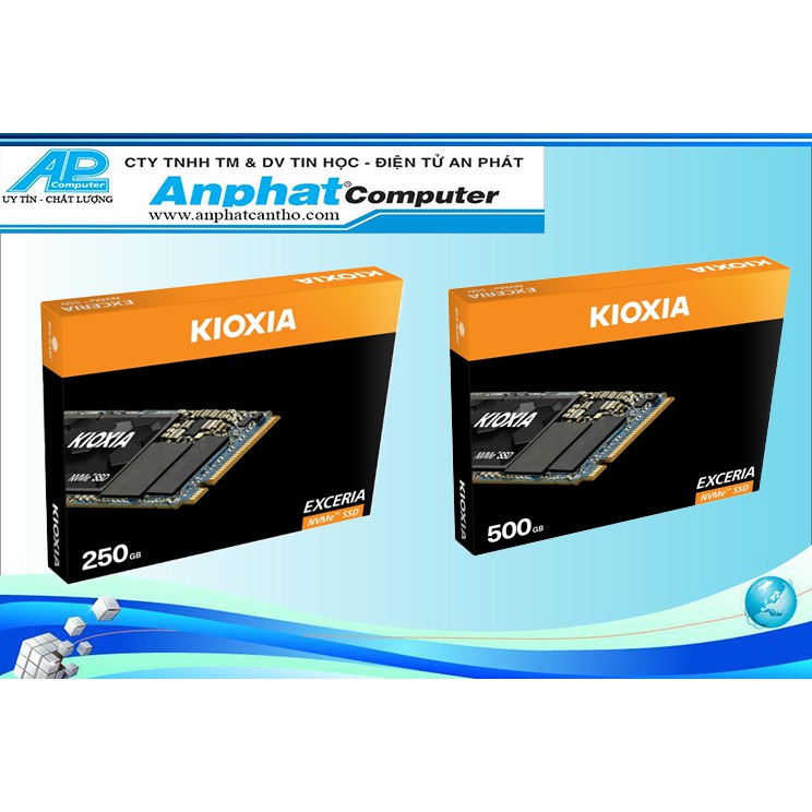 Ổ cứng SSD NVMe KIOXIA EXCERIA M.2 2280 250/500GB- Hàng Chính Hãng - Bảo hành 36 tháng