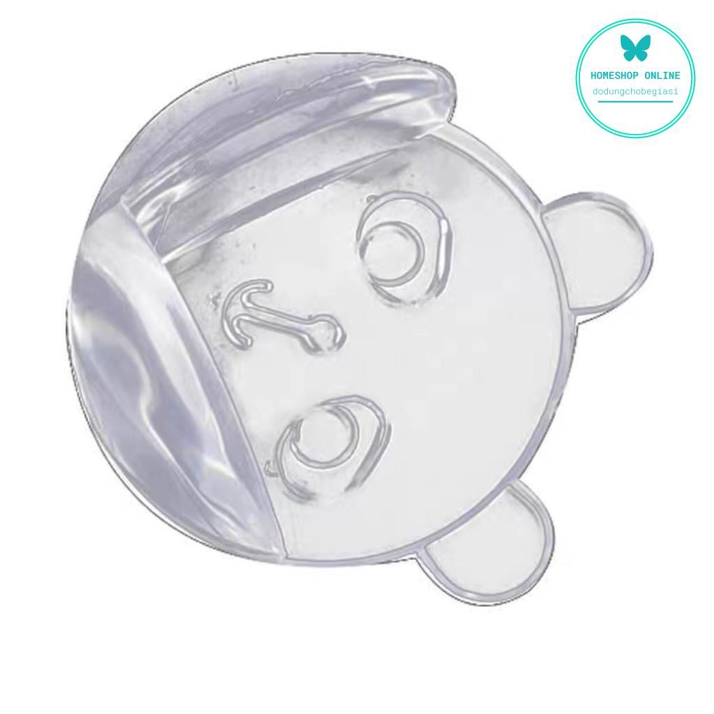 Bịt góc bàn, bọc cạnh bàn kính, cạnh tủ vuông bằng silicon an toàn cho bé Kèm sẵn băng dính