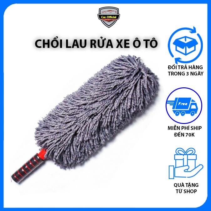 Chổi Rửa Xe Ô Tô - Chổi Lau Xe Ô Tô - Cọ Rửa Xe Mềm Mại, Điều Chỉnh Được Độ Dài, Cán Co Rút Tiện Lợi (2 Loại)