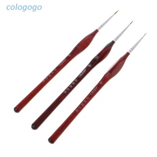 Set 3 cọ vẽ tranh chuyên nghiệp chất lượng cao 0~000