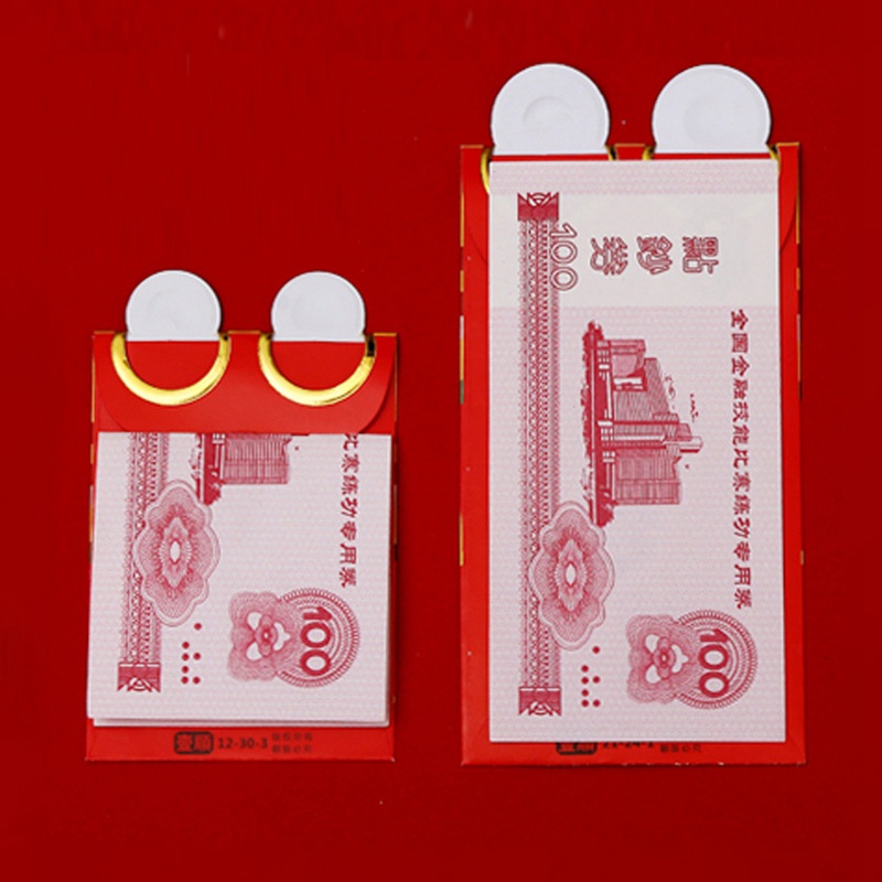 Set 6 Bao Lì Xì Đỏ Ampao 2023 CNY In Họa Tiết Thỏ Hoạt Hình