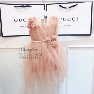 Đầm xoè công chúa cho bé gái