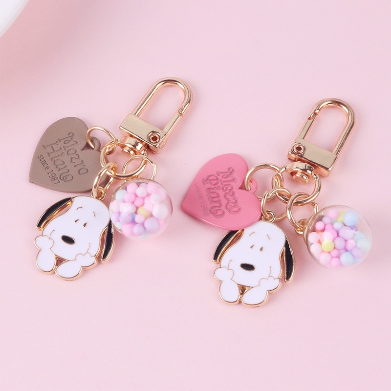 Móc khóa hình cún con dễ thương