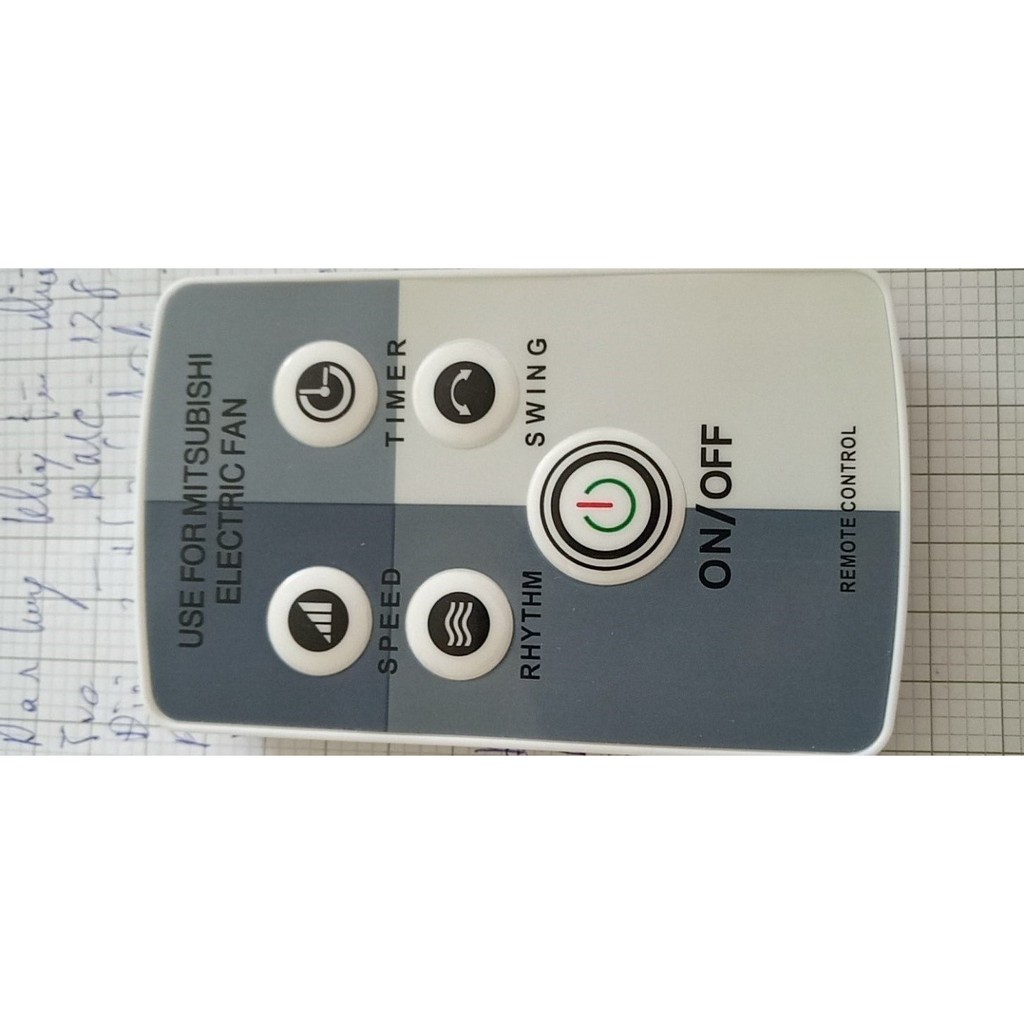 REMOTE ĐIỀU KHIỂN QUẠT MITSUBISHI
