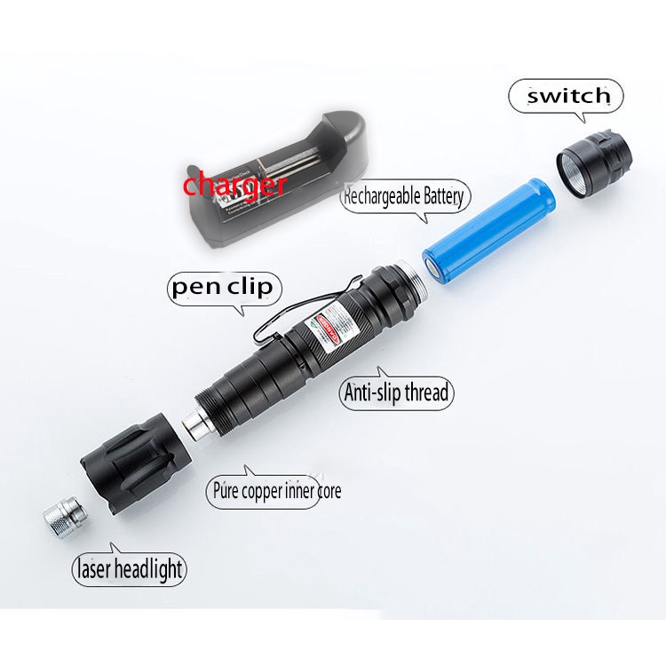 Đèn Pin Lazer 5mw Siêu Sáng Công Suất Cao