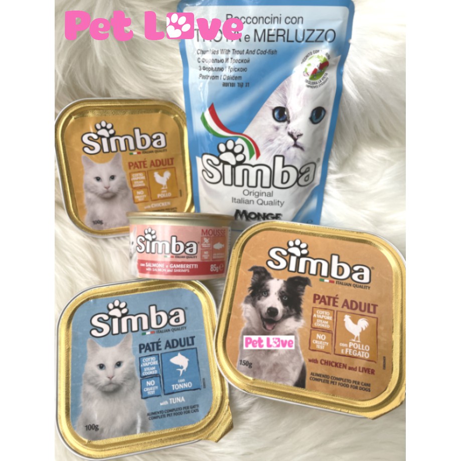 Pate Simba cho chó mèo