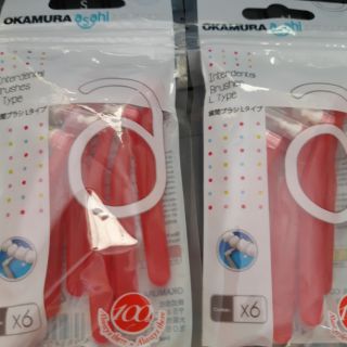 (Combo 5) Bàn chải kẽ răng OKAMURA dạng L