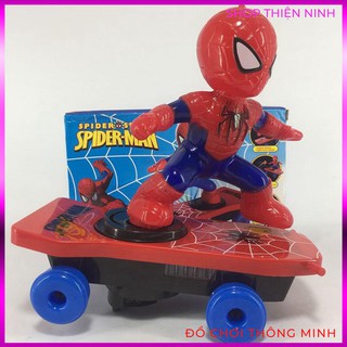 Đồ chơi người nhện trượt ván cho bé