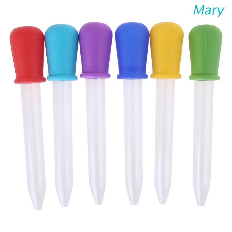 Bộ 6 Khuôn Silicone Nhỏ Giọt Dung Tích 5Ml Chuyên Dụng Cho Làm Kẹo