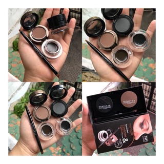 Bộ gel kẻ mí + bột tán chân mày