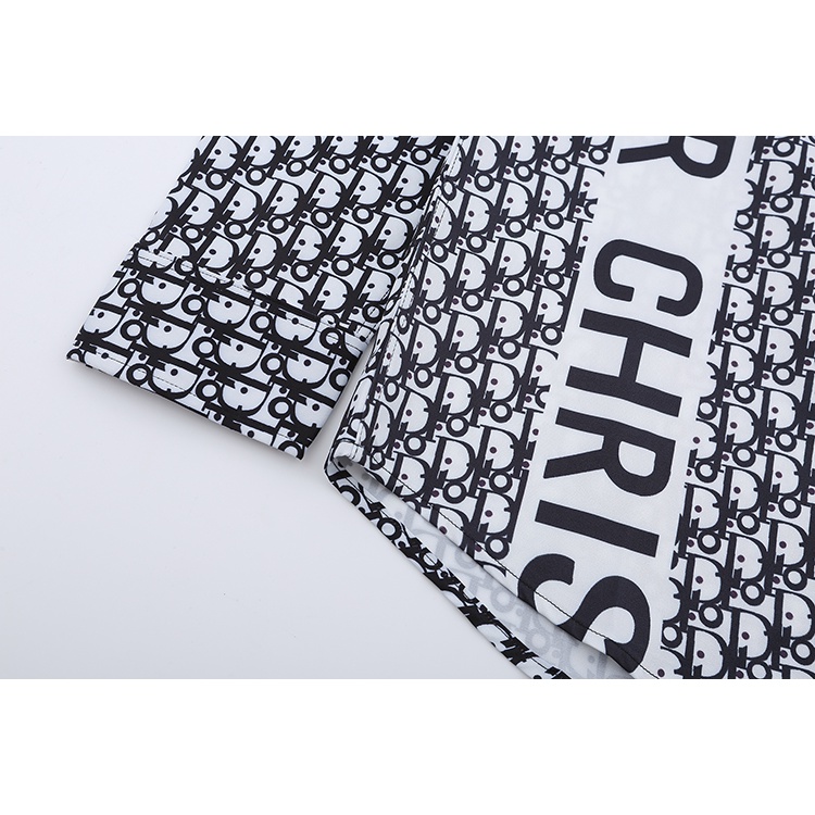 Di ---- Hoặc Thời Trang Xu Hướng Áo Sơ Mi Thoải Mái In logo Bắt Mắt Cao Cấp