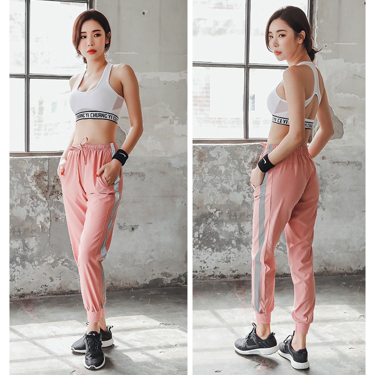 Quần dài jogger thể thao tập gym yoga kết hợp dạo phố