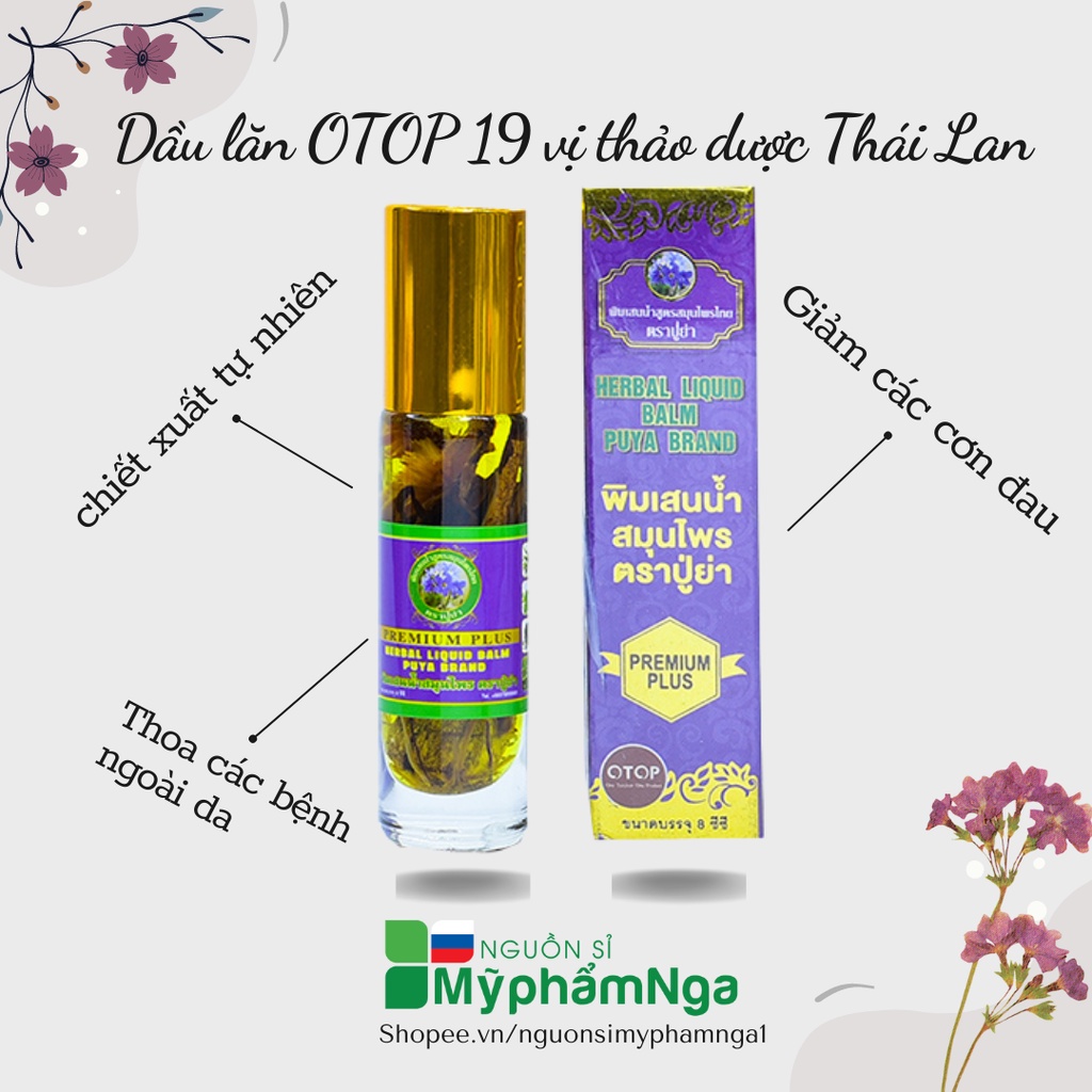 Dầu lăn OTOP 19 vị thảo dược Thái Lan