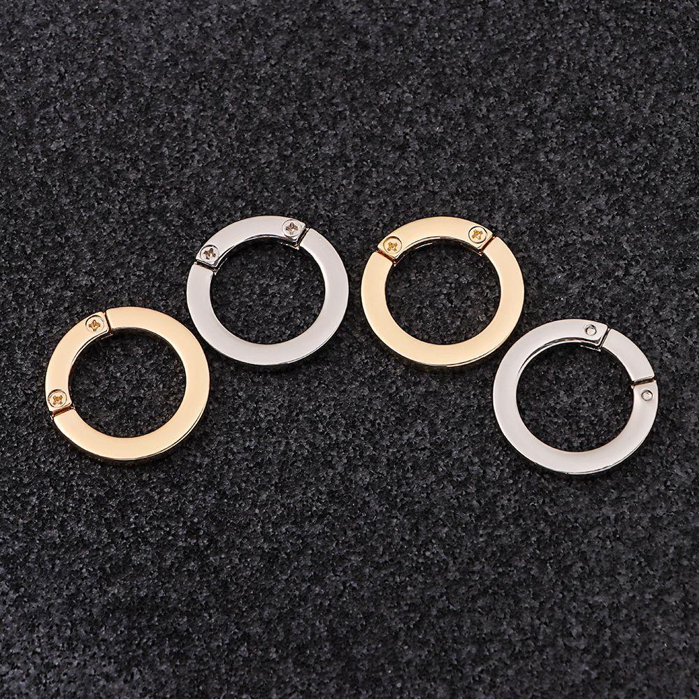 Set 1 / 2 Móc Khóa Túi Xách Hình Chữ O Bằng Hợp Kim Kẽm Chất Lượng Cao