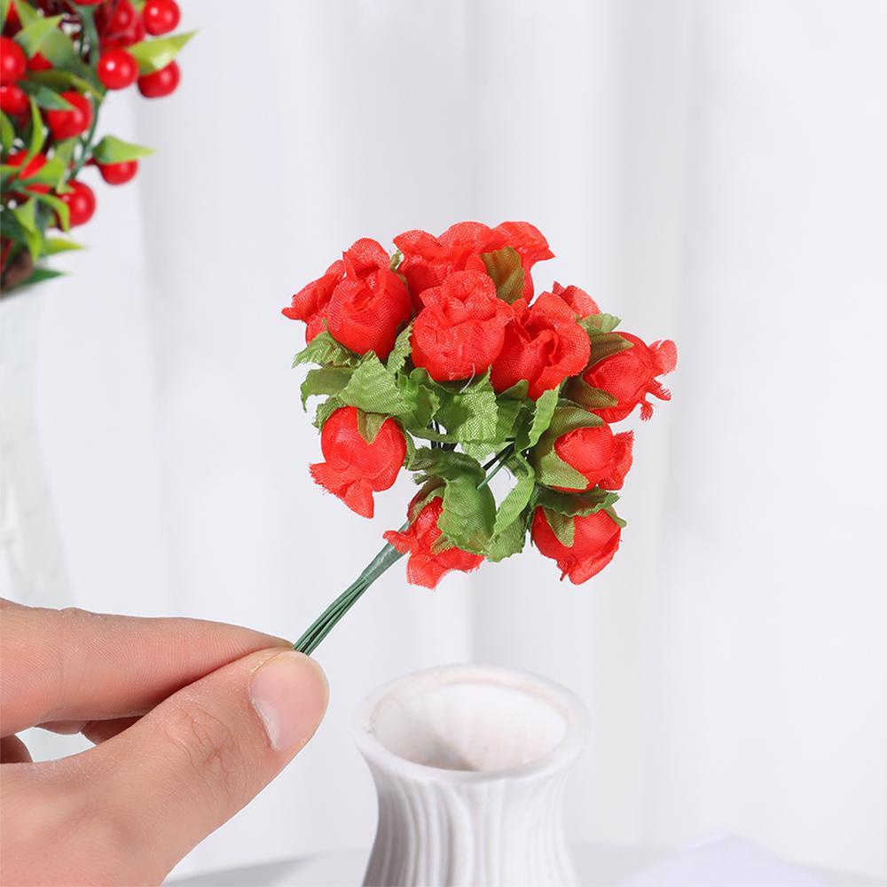 KUNHEV Bó Hoa Hồng Giả Trang Trí Tiệc Cưới