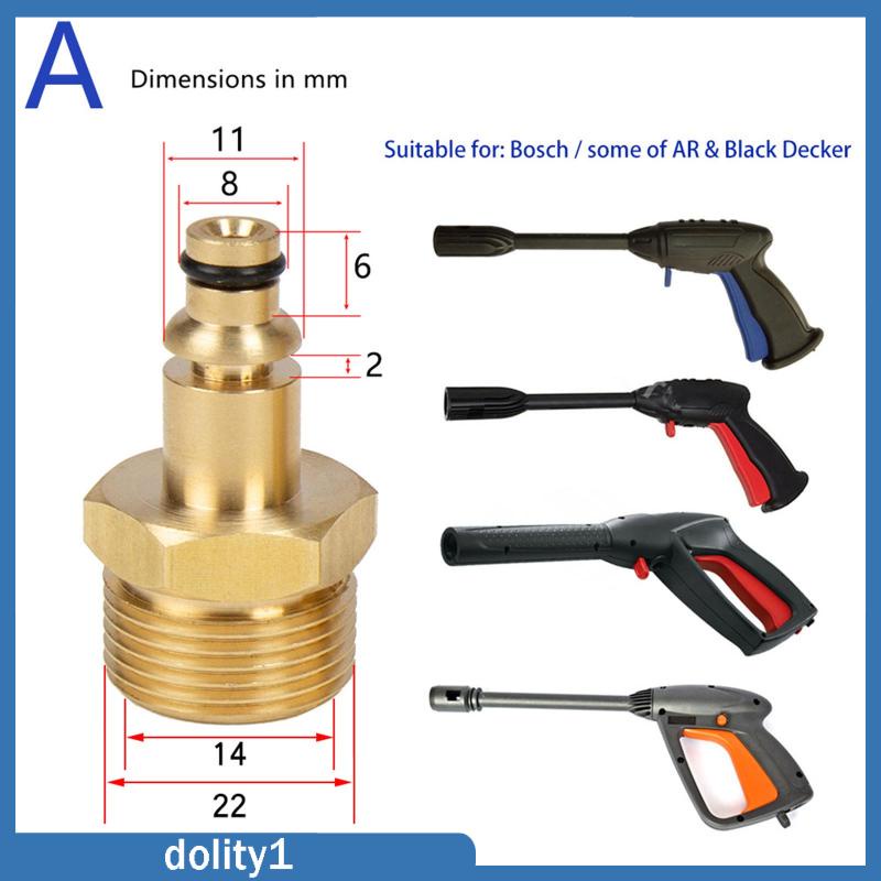 Đầu chuyển đổi ống nước bằng đồng thau cho máy phun áp suất Bosch