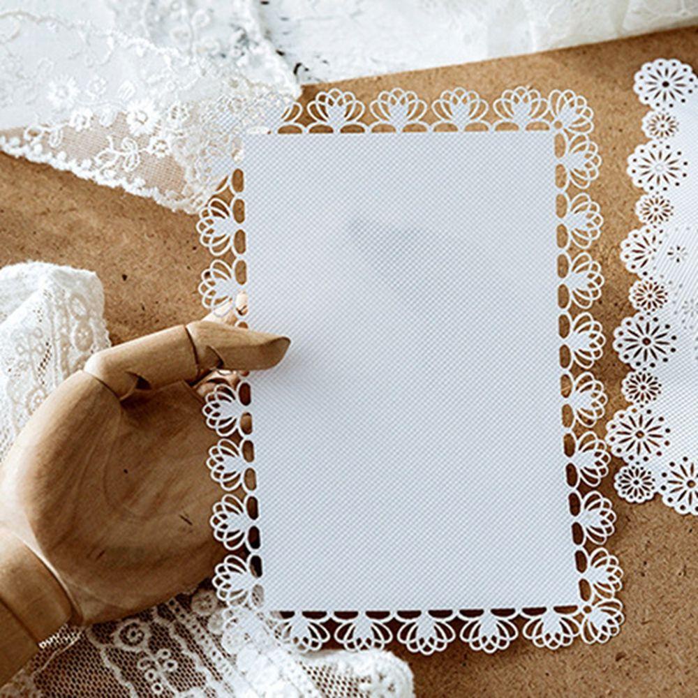 YIYU Giấy Thủ Công Dạng Ren Rỗng Dùng Trang Trí Album Ảnh / Sổ Lưu Niệm