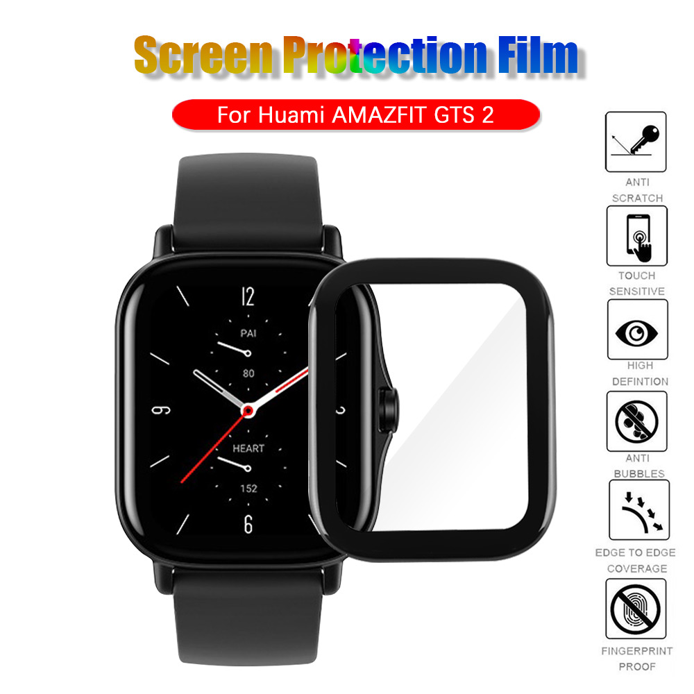 Phim dán bảo vệ toàn màn hình 3D trong suốt mềm sợi fiber thủy tinh cho Huami Amazfit GTS GTS 2