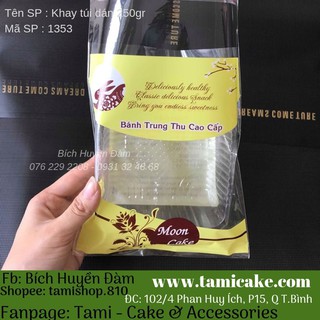 100 Khay Túi (Dán) Đựng Bánh Trung Thu 200g