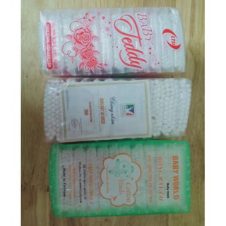 [Sale] Sỉ 12 gói tăm bông cho bé và người lớn