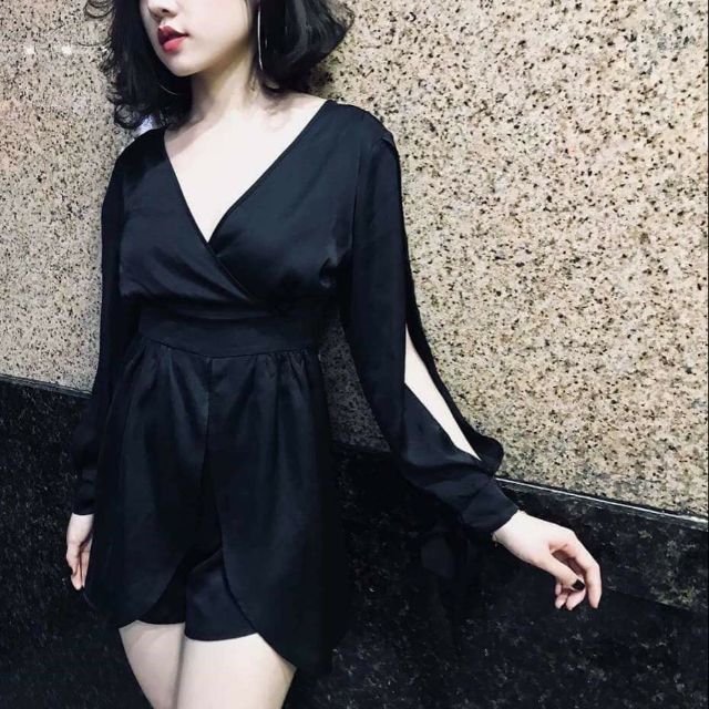 SƠ MI VOAN XẺ TAY CỰC XINH TÔN DÁNG
