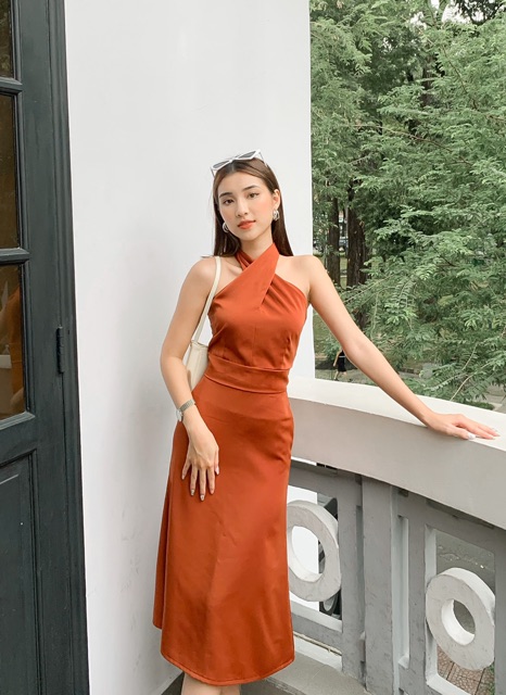 Chân váy dài Charming Skirt, chân  váy  lụa