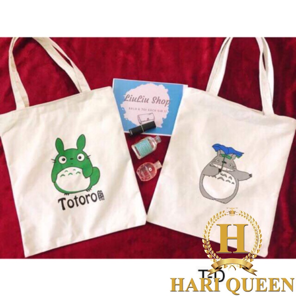 [Túi tote] Túi vải mèo Toroto kèm ảnh thật TDU0519