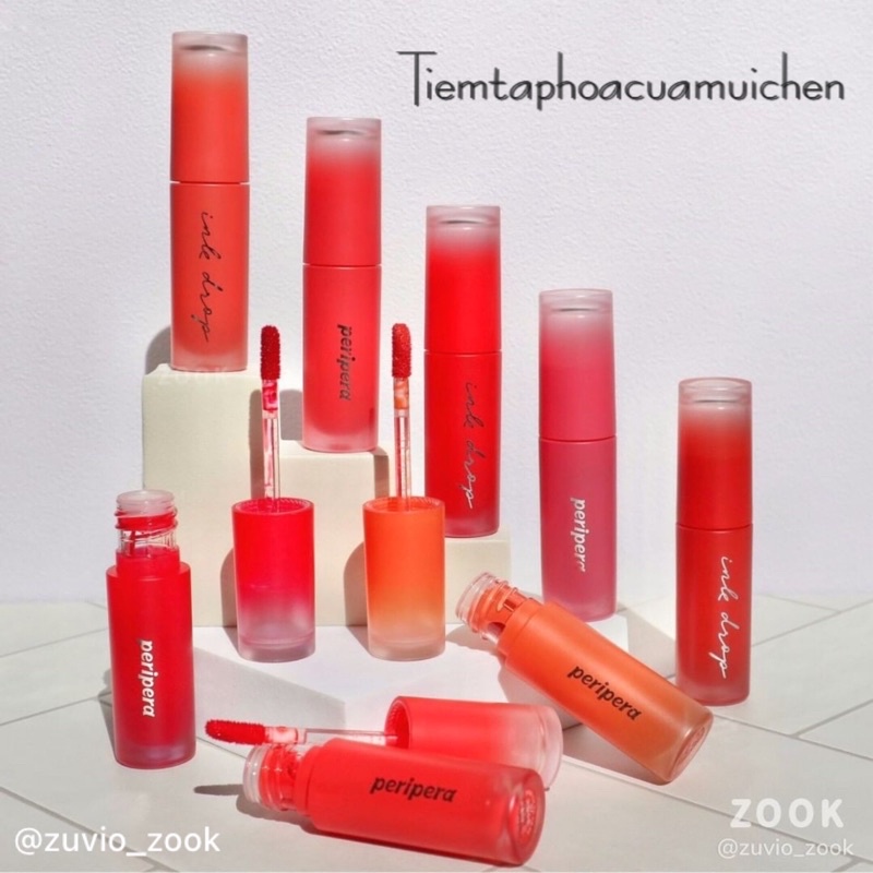 Son Tint Lì "Xinh Xắn" Căng Mọng Môi PERIPERA Ink Mood Drop Tint 4g