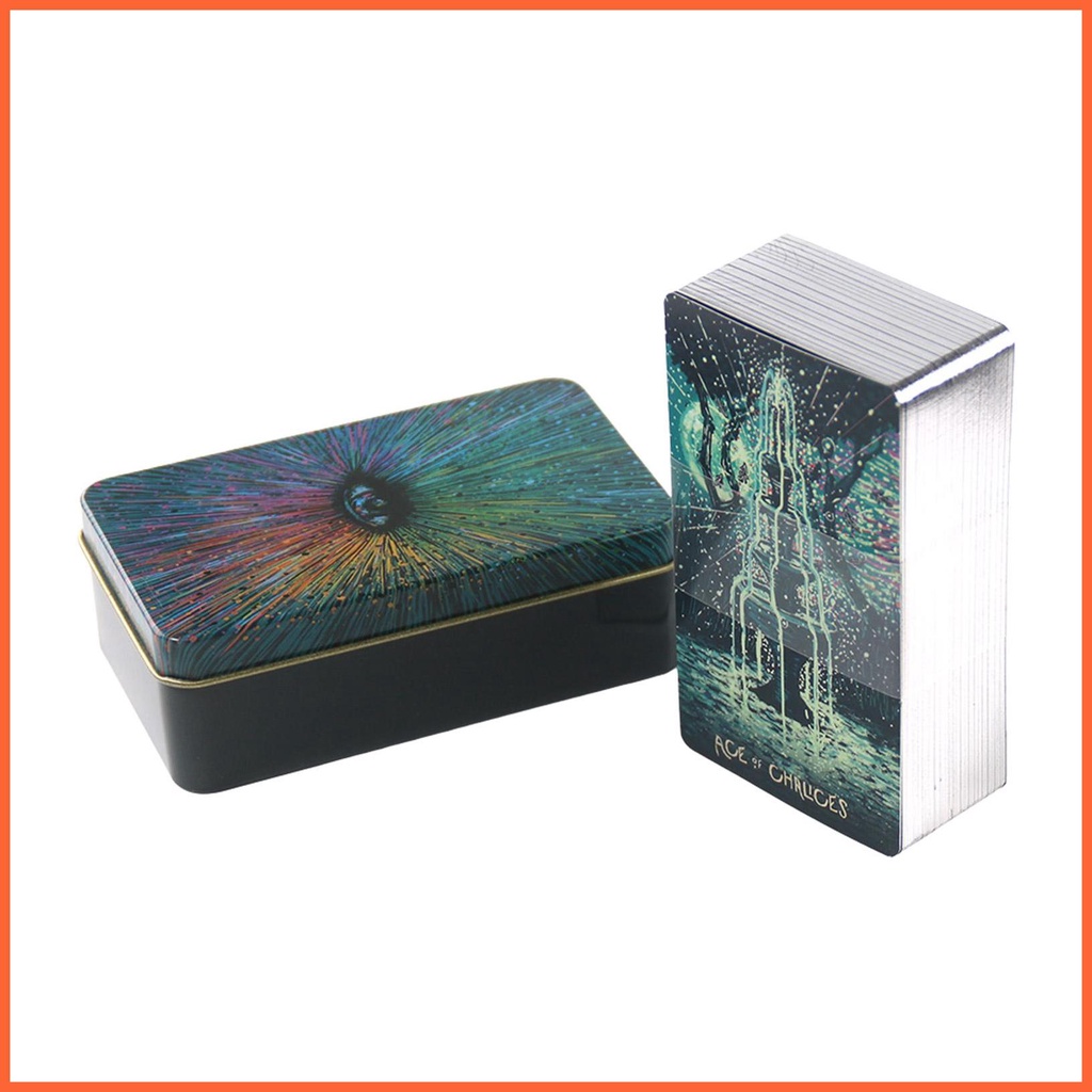 Bộ 78 Thẻ Bài tarot prisma Bằng Bạc
