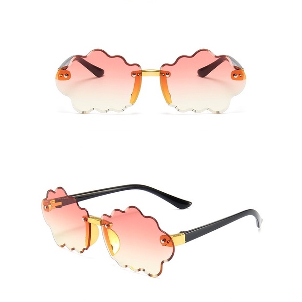 Kính Mát Gọng Đám Mây Màu Gradient Thời Trang Cho Bé