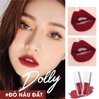 [Đỏ Nâu Đất] - Son Kem Dolly Đỏ Nâu Đất (tách set) Quyến Rũ