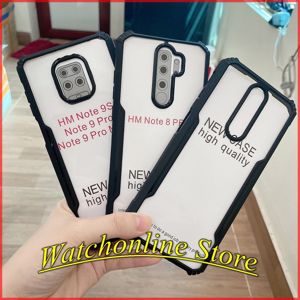 Ốp lưng chống sốc chống va đập cho Xiaomi Note 7 / Note 8 / Note 8 pro / Redmi k30 / Note 9s - 9pro (có lớp chống xước)