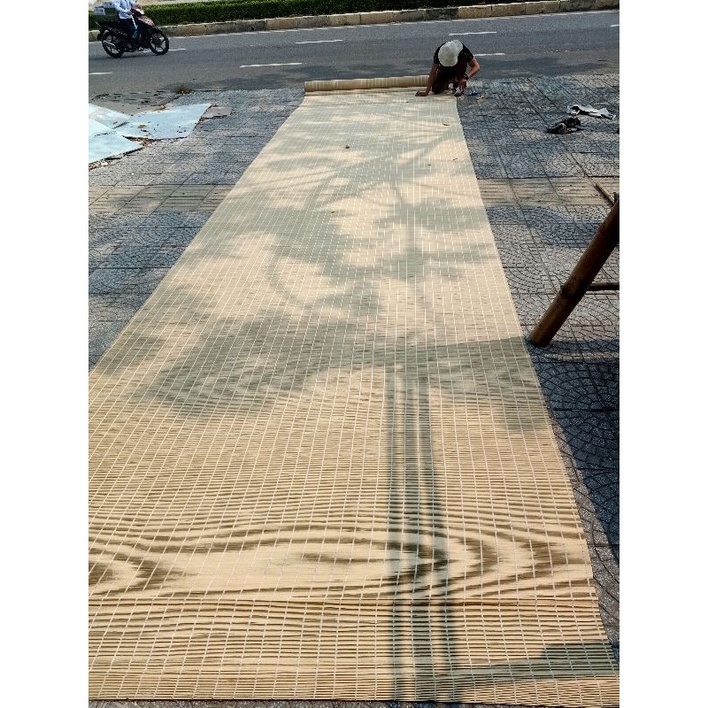 Mành tre trang trí làm phông chụp hình, trang trí trần