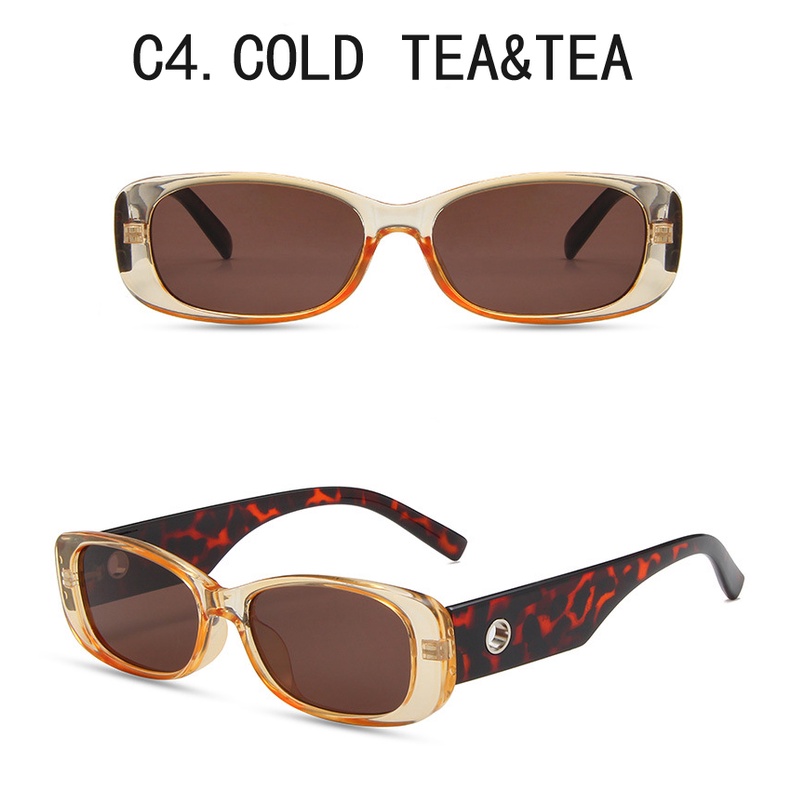 Kính Mát Hình Chữ Nhật Chống Tia UV400 Thiết Kế Sang Trọng Thời Trang Cho Nữ