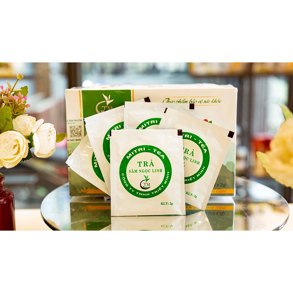 ( COMBO 3 gói túi lọc dùng thử ) Trà Sâm Ngọc Linh túi lọc - 2gram-30k