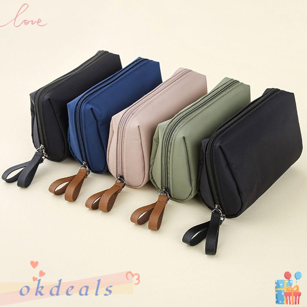 Túi Đựng Mỹ Phẩm Bằng Nylon Chống Thấm Nước Nhỏ Gọn Thời Trang