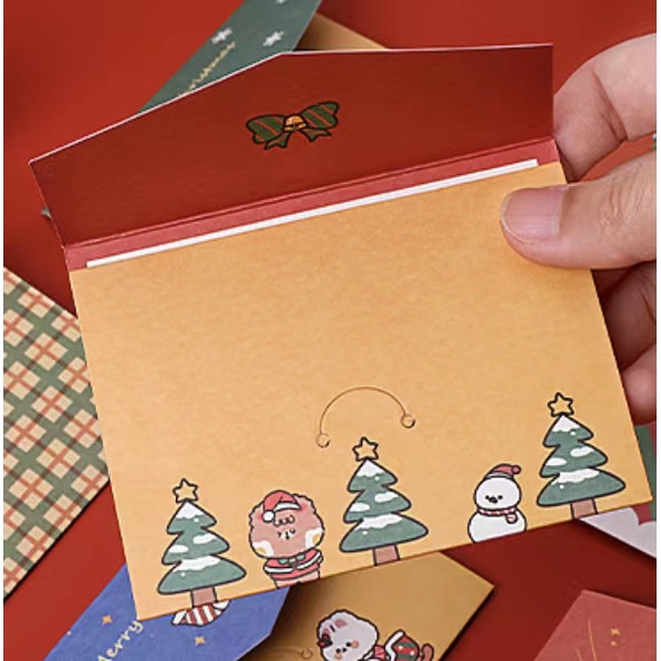 Set 5 Tấm Thiệp Chúc Mừng Giáng Sinh Dành Cho Cặp Đôi