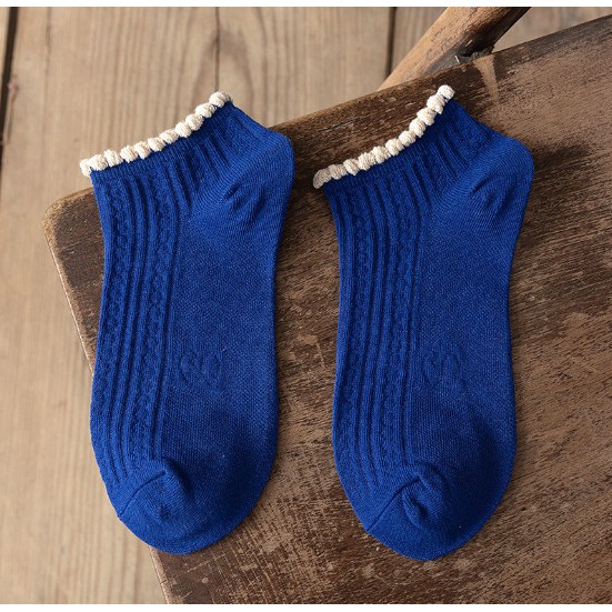 Tất Vớ cotton phối ren phong cách nhật bản dành cho nữ