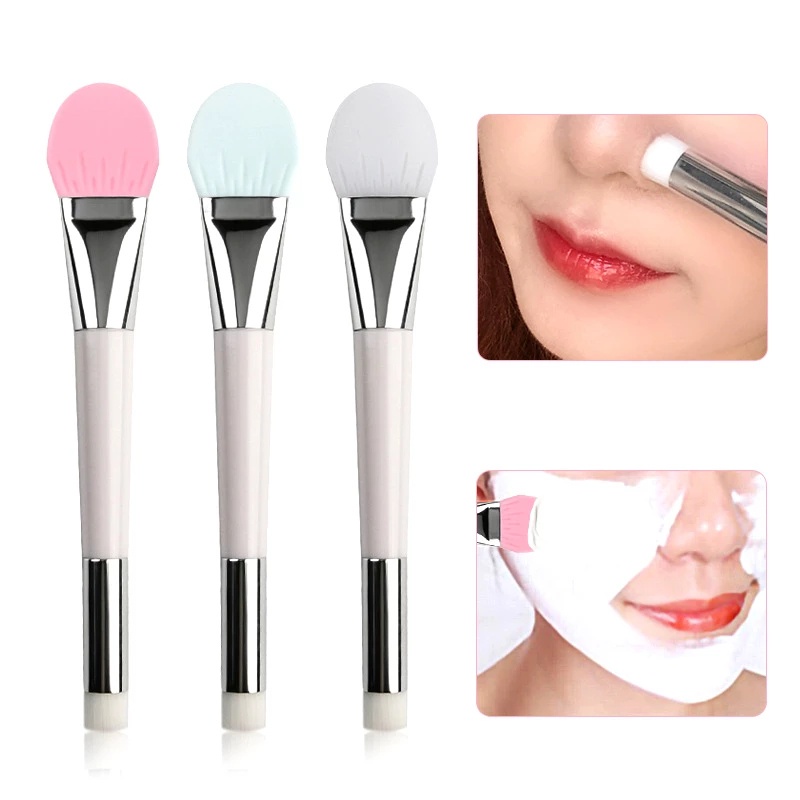 [Hàng mới về] Cọ Silicon Mềm Thiết Kế Hai Đầu Dùng Đắp Mặt Nạ Đa Chức Năng