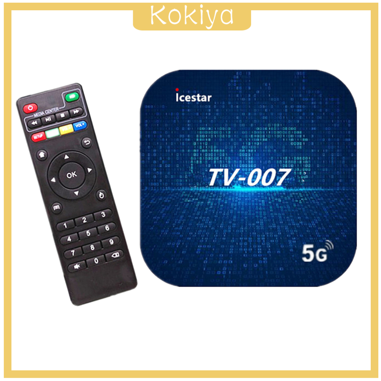 [KOKIYA]Smart Android 9.0 TV Box Android Box 5G Dual WiFi BT HDMI 2.0 Remote Control