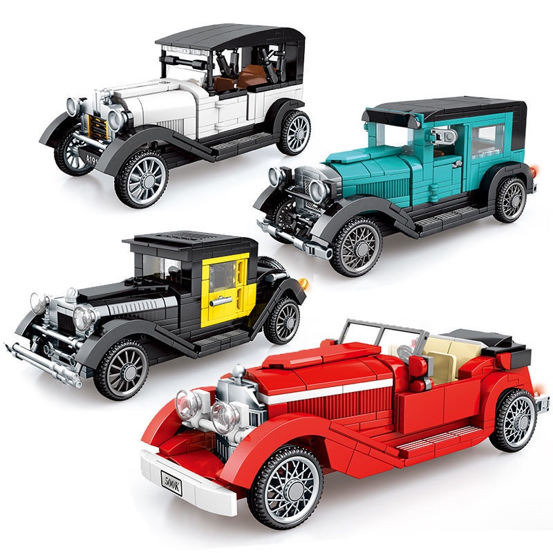 Mô Hình Lắp Ráp Lego Xe Hơi Cổ Điển Hoài Niệm