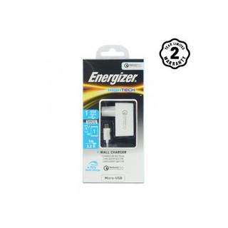 Sạc Energizer QuickCharge Qualcomm 2.0 + Kèm cáp Micro USB - ACW1QEUHMC3