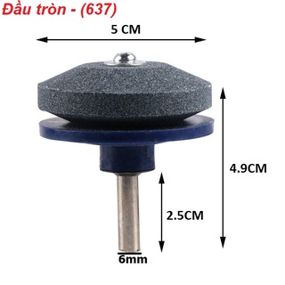 ĐÁ MÀI KẸP ĐẦU MÁY KHOAN - DIY