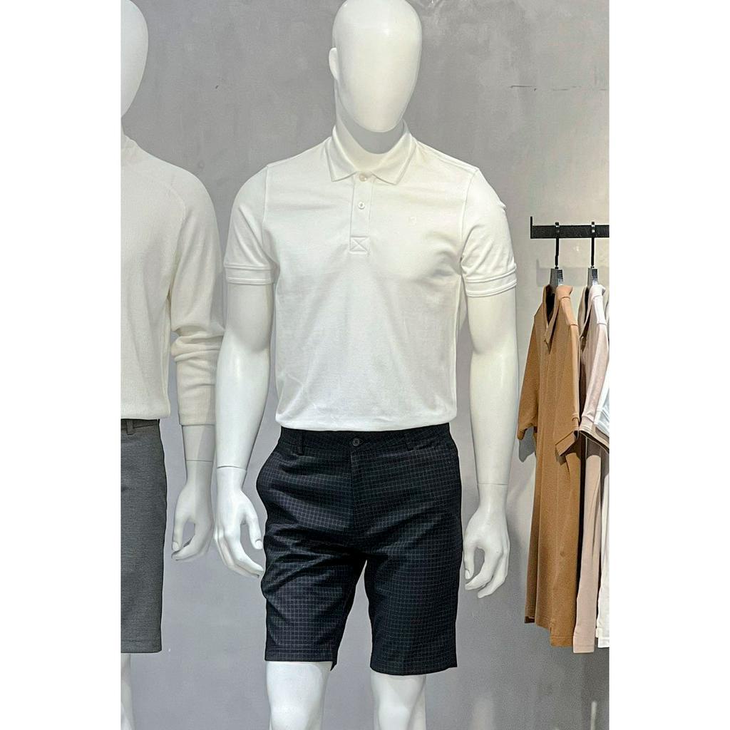 Quần Short Kate Nam Cao Cấp Mini Checked Grey BY COTTON
