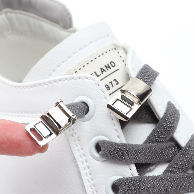 1 Cặp Dây Giày Co Giãn Không Cần Buộc Một Kích Thước Phù Hợp Với Mọi Loại Giày