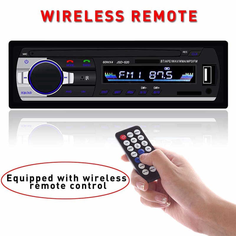 Hàng Mới ▤Đầm Phát Ân Thanh Nổ Trên Xe Hiền Bluetooth Radio MP3 / USB SD AUX-IN FM