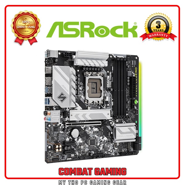 Bo mạch chủ Asrock B660M Steel Legend DDR4